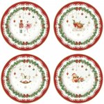 Easy Life Porcelánové dezertní talíře Magie De Noel 4 ks 19 x 19 cm – Hledejceny.cz