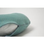 Sleepsheep těhotenský kojicí a relaxační mušelínový polštář se zlatými tečkami zelená zlaté tečky – Zboží Dáma