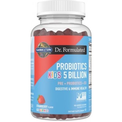 Garden of Life Dr. Formulated Probiotics Kids 5B Jahoda 60 gumídků