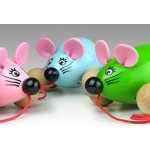 Vilac tahací myška Lisa zelená – Sleviste.cz