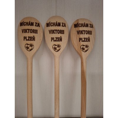 Dřevotéka - Vařečka kulatá -Míchám za Viktorii Plzeň – Hledejceny.cz