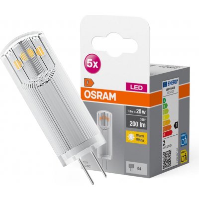 Osram 4058075758025 LED EEK2021 F A G G4 speciální tvar 1.8 W = 20 W teplá bílá – Hledejceny.cz
