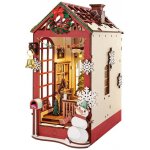 RoboTime 3D skládačka Zarážka na knihy Vánoční interiér – Zboží Dáma