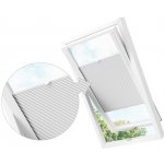 Zebra-shop Plissé Pro Střešní Okno Velux MK 06 Bílá /Bílá PM01 – HobbyKompas.cz