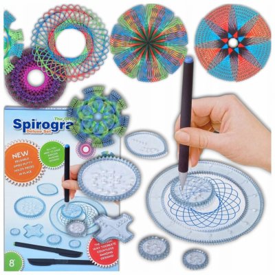 PIXINO Set kreslících šablon spirograf – Zboží Dáma