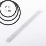 Ponožkové jehlice ChiaoGoo - 2.00 mm – Hledejceny.cz