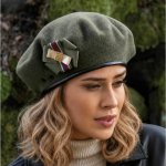 Krumlovanka dámský baret W-0080/671 khaki – Hledejceny.cz