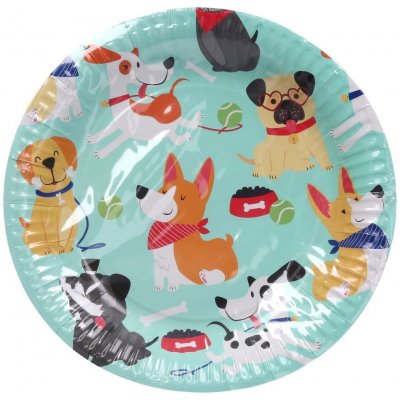 Wiky Párty tácky 23 cm Pejsci – Zboží Dáma