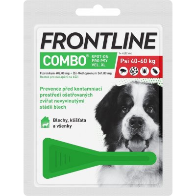 Frontline Combo Spot-On Dog XL 40-60 kg 1 x 4,02 ml – Sleviste.cz