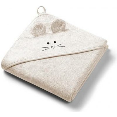 BabyOno osuška s kapucí Bamboo 100x100cm světle béžová – Sleviste.cz
