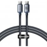 Baseus Crystal Shine Series nabíjecí / datový kabel USB-C / USB-C 100W 1, 2m, černá – Zboží Živě