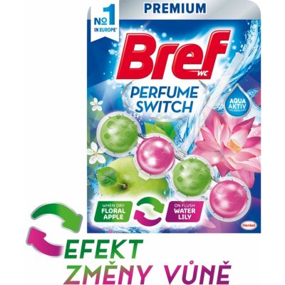 Bref Perfume WC blok Floral Apple + Water Lily 50 g – Zboží Mobilmania