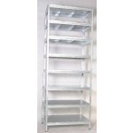 Biedrax Regál 45 x 90 x 270 cm 8 polic – HobbyKompas.cz
