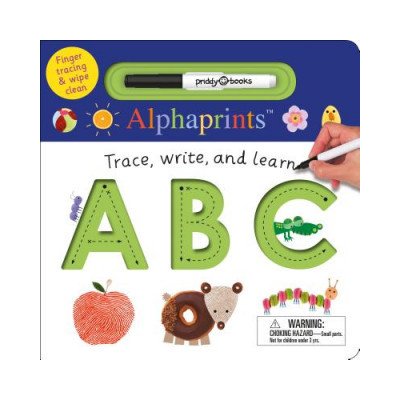 Alphaprints: Trace, Write, and Learn ABC: Finger Tracing & Wipe Clean Priddy RogerBoard Books – Zboží Mobilmania