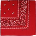 Čtvercový bavlněný šátek červená – Zboží Mobilmania