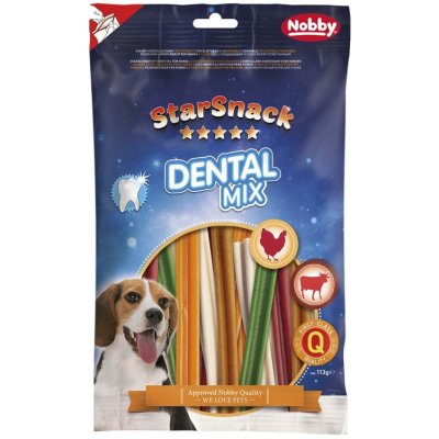 Nobby StarSnack Dental Mix dentální tyčinky 113 g