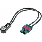 4CARMEDIA Anténní adaptér ISO pro všechny modely s konektorem Fakra Audi 2002->, Fiat 2008->, Mercedes 2002->, Peugeot 2002->, Seat 2002->, VW 2002->, – Zboží Živě