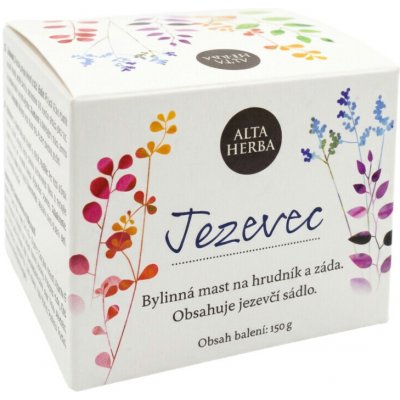 Jezevec bylinná mast na hrudník a záda 150 g – Sleviste.cz