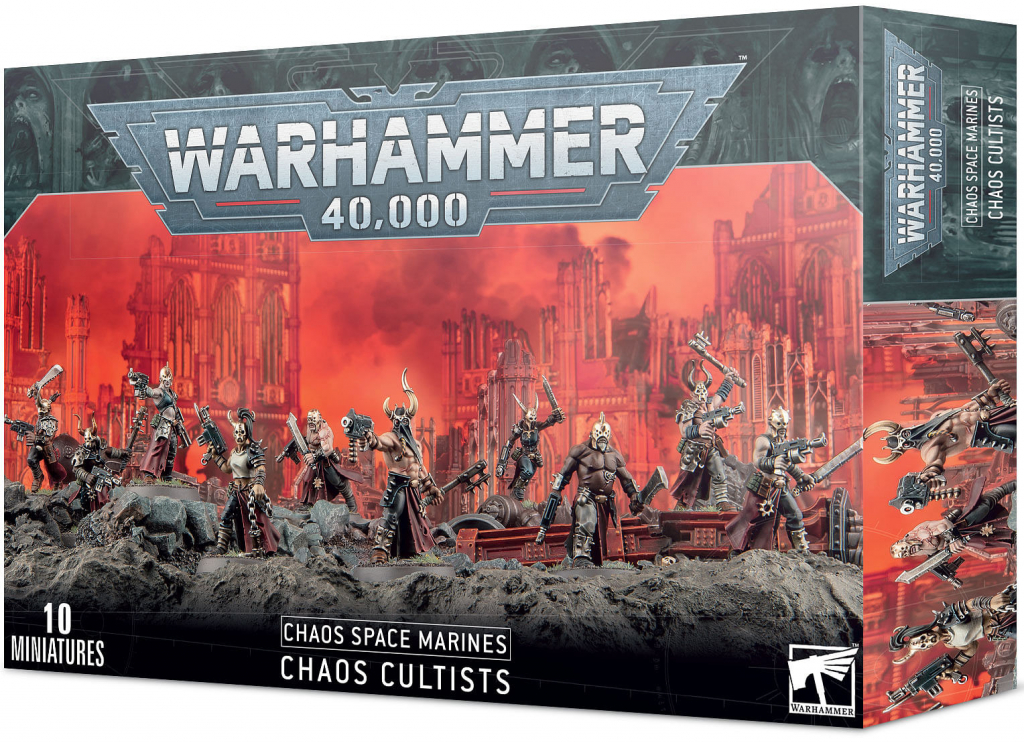 GW Warhammer 40.000 Chaos Space Marines: Chaos Cultists