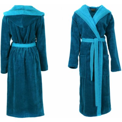 vestis Tampa duo pánský savý župan s kapucí 39 59 tyrkys – Hledejceny.cz