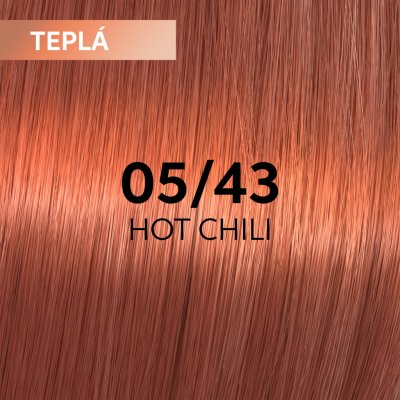 Wella Shinefinity Zero Lift Glaze 05/43 Warm Hot Chili 60 ml – Zboží Mobilmania