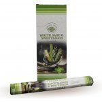 Green Tree Indické vonné tyčinky Bílá Šalvěj Sladká Tráva 15 g – Zboží Dáma
