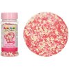 Svatební cukrovinka Cukrové zdobení Mini srdíčka - růžová/bílá/červená - 60 g - FunCakes