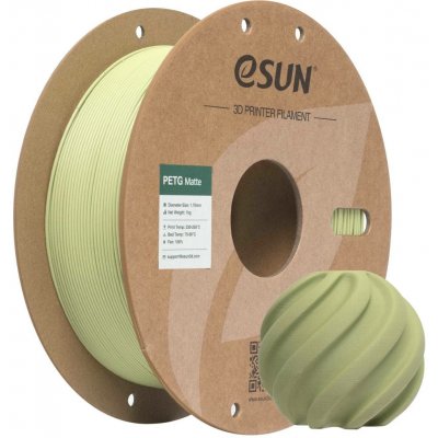 eSUN PETG matná, 1,75 mm, 1kg, matcha zelená – Zboží Živě