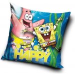 Carbotex polštář SPONGE BOB A PATRIK RADOVÁNKY 40x40 – Zboží Mobilmania