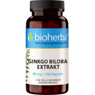 Bioherba Ginkgo Biloba extrakt 90 mg 100 kapslí – Hledejceny.cz