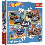 TREFL Autíčka Hot Wheels 4v1 35,48,54,70 dílků – Zboží Mobilmania