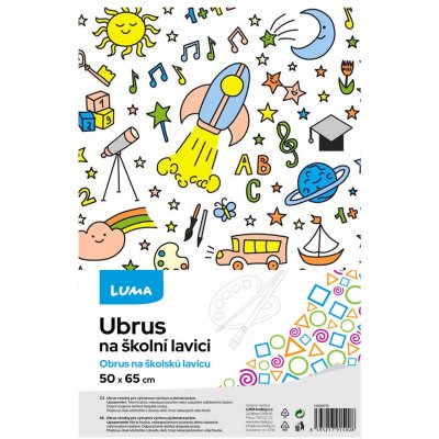Luma Ubrus na výtvarnou výchovu igelitový 65x50cm Dětský – Sleviste.cz