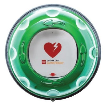 AED Rotaid Green s alarmem - skříňka pro AED defibriátory