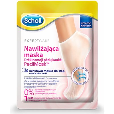Scholl Vyživující maska na nohy s makadamovým olejem PediMask Expert Care (Foot Mask) 1 pár