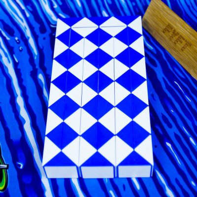 Rubikův had 72 dílků Modrá – Sleviste.cz