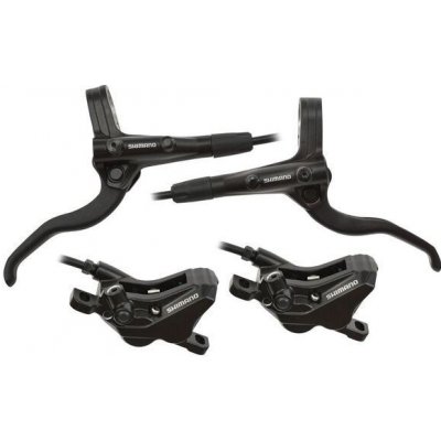 Shimano BR-MT420 + MT401, 4-pístek set P+Z černé páčky – Zboží Dáma