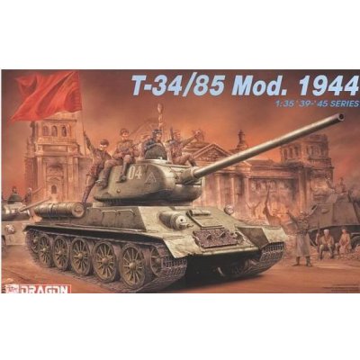 Dragon T 34/85 Mod.1944 Model Kit 6066 1:35 – Zboží Mobilmania