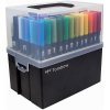 Školní papírové hodiny Tombow Štětcový fix ABT Dual BOX - 108 barev