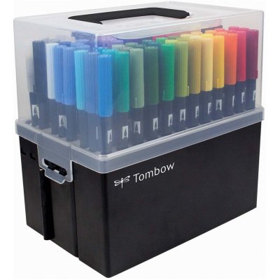 Tombow Štětcový fix ABT Dual BOX - 108 barev – Zboží Dáma