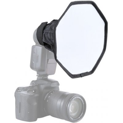 MoDir 20 cm diffuser softbox na blesk nebo malá LED světla – Zboží Mobilmania