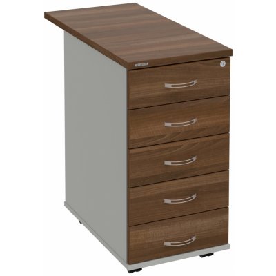 Hobis K 35 C N 80 5 zásuvek léta napříč 80 cm ořech šedá – Hledejceny.cz