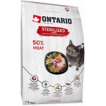 Ontario Cat Sterilised Salmon 6,5 kg – Zboží Dáma