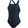 Speedo Hyperboom Racerback Swimsuit One Piece Womens black blue