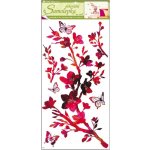 Room Decor Samolepky na zeď purpurovo-fialová větvička 69 x 32 cm 1 kus – Zboží Dáma