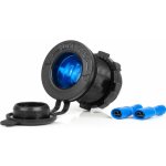 Vodotěsná zásuvka do autozapalovače s ČERVENÝM LED podsvícením 12/24V AMIO-04220, , , – Zboží Živě