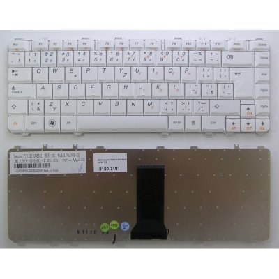 česká klávesnice Lenovo Ideapad B460 V460 Y450 Y460 Y550 Y560 bílá CZ