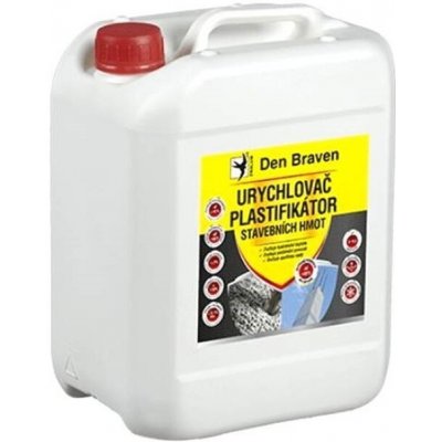 Urychlovač a plastifikátor stavebních hmot Den Braven – 5 l – Zbozi.Blesk.cz