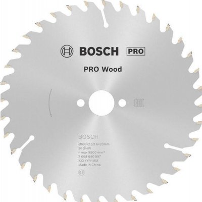 Bosch pilový kotouč Optiline Wood 160x20 36WZ 2608640597 – Zboží Mobilmania