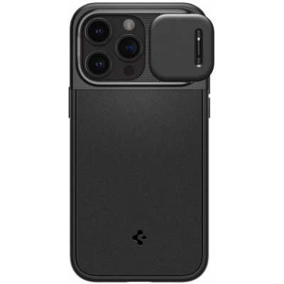 Spigen Optik Armor MagFit odolný s posuvnou krytkou kamery a MagSafe iPhone 15 Pro Max - černé – Zboží Mobilmania