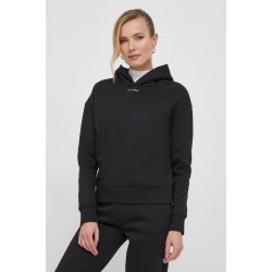 Calvin Klein mikina dámská černá s kapucí hladká K20K206960